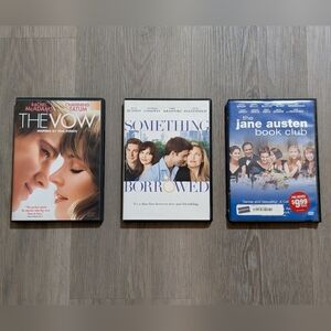 DVD Preloved Movies: The Vow, Something Borrowed, The Jane Austen Book Club